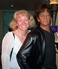 Anny with wax Lou Reed, since SXSW won't let me take a photo